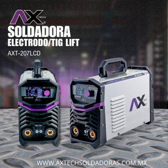 AXT-207LCD INVERSOR ELECTRODO ​Y TIG LIFT BI-VOLTAJE