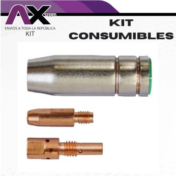 KIT DE CONSUMIBLES ANTORCHA MIG25