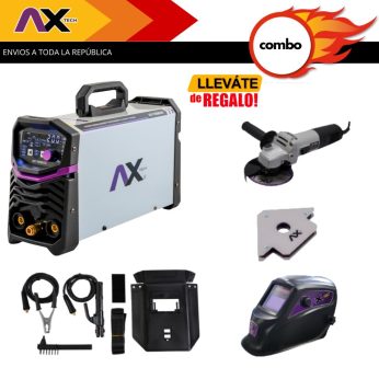 AXT-207LCD-C2 COMBO SOLDADORA INV 200A BI VOLT, CON CARETA ELECTRONICA, MINIESMERILADORA, Y ESQUADRA MAGNETICA22