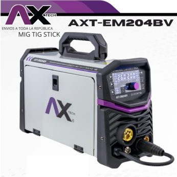 AXT-EM204BV SOLDADORA INVERSOR MICROALAMBRE, GAS/NO GAS, ELECTRODO Y TIG LIFT