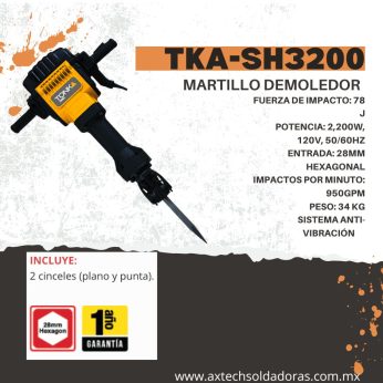 TKA-SH3200 MARTILLO DEMOLEDOR