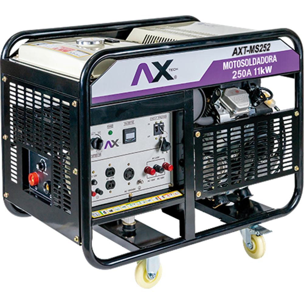 AXT-MS252 MOTOSOLDADORA A GASOLINA DE 300A, 23HP, 11000W / CA, 110-220V - Image 2