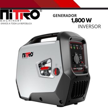 NIT-GYC2000 GENERADOR INVERSOR A GASOLINA 1,800 WATTS 3.4 HP 110 VOLTS