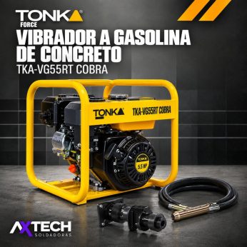 TKA-VG55RT COBRA VIBRADOR PARA CONCRETO MOTOR RATO 6.5HP CON CHICOTE DE 6Mts MUELTA DYNAPACK