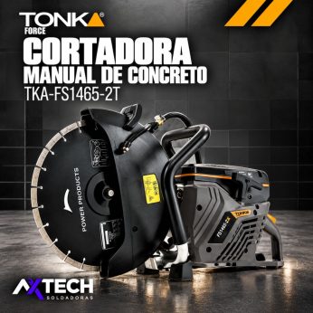 TKA-FS1465-2T CORTADORA MANUAL DE CONCRETO TONKA 14" 3.8HP