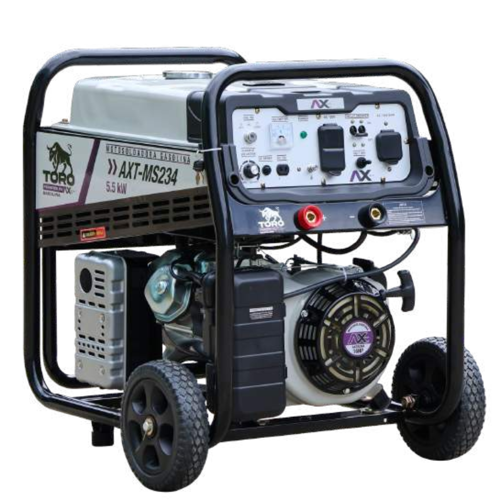 AXT-MS234 MOTOSOLDADORA A GASOLINA 50-180A 120/240V 16HP ENCENDIDO ELECTRICO Y LLANTAS - Image 2