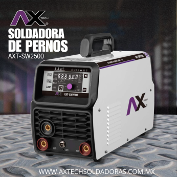 AXT-SW2500 SOLDADORA DE IMPACTO ELÉCTRICO (PERNOS) 2,500Wtts, BI VOLTAJE 110/220V, 50/60Hz PANTALLA LED