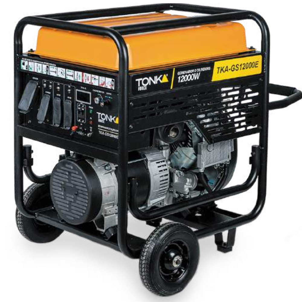 TKA-GS12000E GENERADOR 12,000Wtts, 120/240V,60Hz, DOS PISTONES,MARCHA,BATERIA Y LLANTAS - Image 2