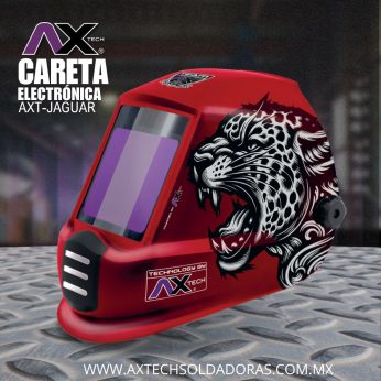 AXT-JAGUAR CARETA ELECTRÓNICA DE SOMBRA VARIABLE OPTICA 1 / 1 / 1/ 2 PROTECCION DIN16 USO SOLDAR-ESMERILAR y CORTE