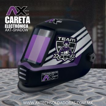 AXT-SHADOW CARETA ELECTRÓNICA DE SOMBRA VARIABLE OPTICA 1 / 1 / 1/ 2 PROTECCION DIN16 USO SOLDAR-ESMERILAR y CORTE