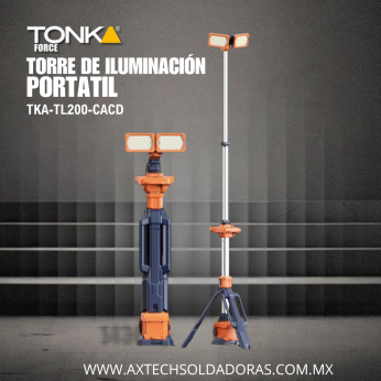 TKA-TL200-CDCA TORRE DE ILUMINACIÓN PORTÁTIL 6,000 LÚMENES