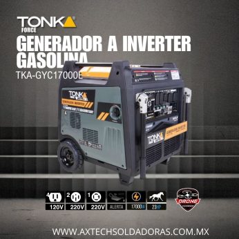 TKA-GS17000E GENERADOR INVERTER 17,000W, 760CC TWIN, 120/240V, CARCAZA CERRADA, ENCENDIDO ELECTRICO