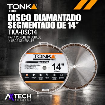 TKA-DSC14 DISCO DIAMANTADO SEGMENTADO DE 14" PARA CONCRETO CURADO