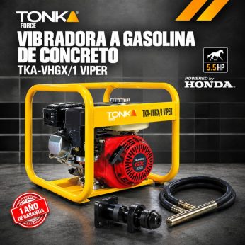 TKA-VHGX/1 VIPER VIBRADOR DE CONCRETO CON MOTOR HONDA GX160 5.5 HP ACOPLE DYNAPACK