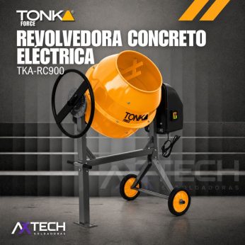 TKA-RC900 REVOLVEDORA ELÉCTRICA PARA CONCRETO 900W; 160L