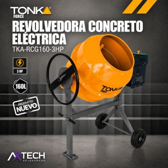 TKA-RCG160-3HP REVOLVEDORA A GASOLINA PARA CONCRETO 3HP; 160L